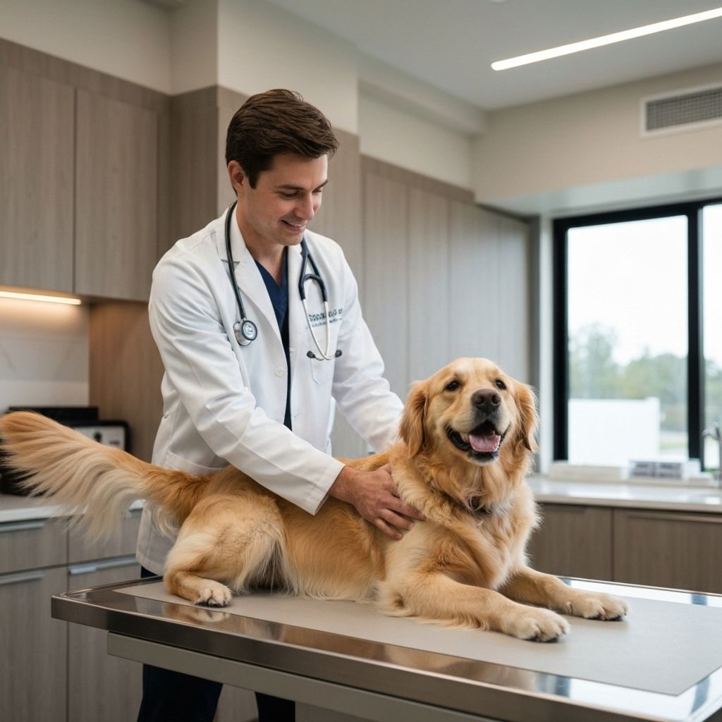 Veterinario cuidando una mascota en Ferlivet